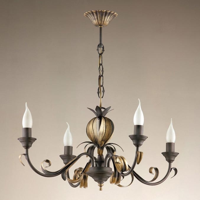 Jupiter 740 - Κρεμαστό πολύφωτο σε συρματόσχοινο LIMA 4xE14/40W/230V