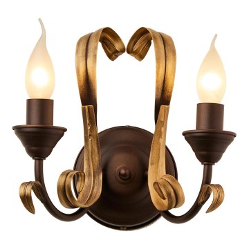 Jupiter 743 - Επιτοίχιο φωτιστικό LIMA 2xE14/40W/230V