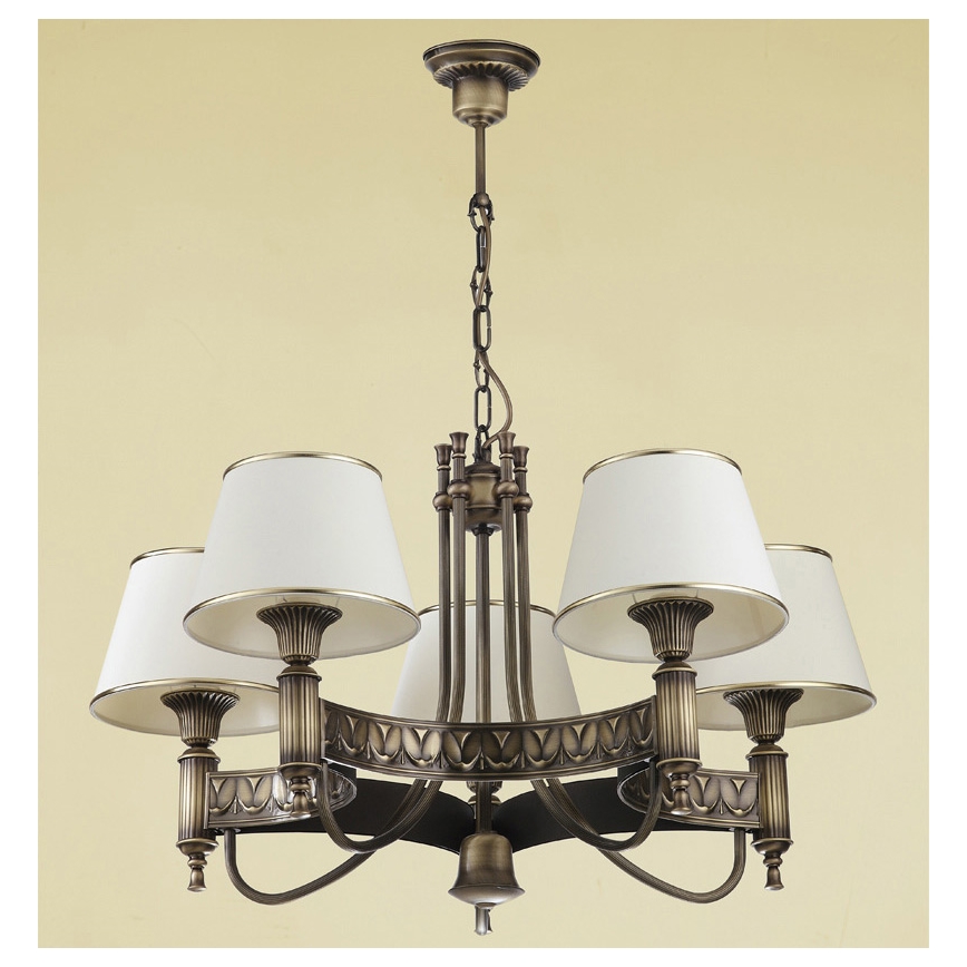 Jupiter 868 - FR-5 - Κρεμαστό πολύφωτο FRYDERYK 5xE27/60W/230V