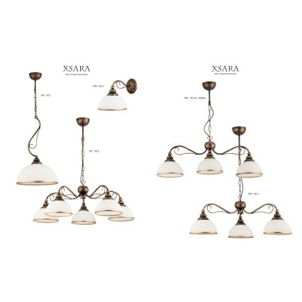 Jupiter XS3B - Κρεμαστό φωτιστικό XSARA 3xE27/60W/230V