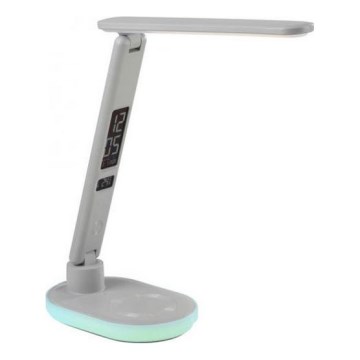 JUST LIGHT. 11018-16 - LED RGBW Ρυθμιζόμενο φωτιστικό επιτραπέζιο με ασύρματη φόρτιση TINA LED/4W/230V λευκό