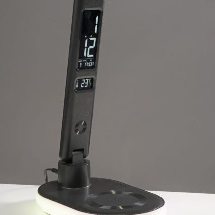 JUST LIGHT. 11018-18 - LED RGBW LED Επιτραπέζιο φωτιστικό αφής με δυνατότητα αυξομείωσης φωτισμού και ασύρματης φόρτισης TINA LED/4W/230V