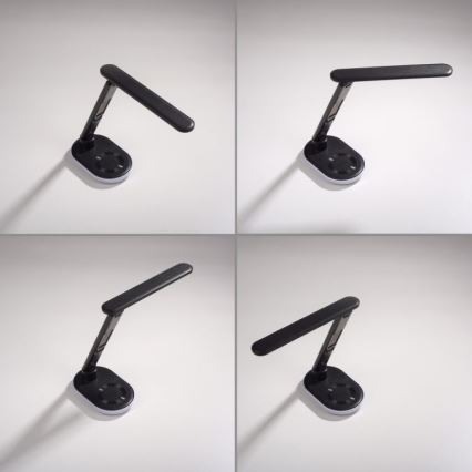 JUST LIGHT. 11018-18 - LED RGBW LED Επιτραπέζιο φωτιστικό αφής με δυνατότητα αυξομείωσης φωτισμού και ασύρματης φόρτισης TINA LED/4W/230V