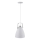 JUST LIGHT. 11060-16 - Κρεμαστό φωτιστικό οροφής EVA 1xE27/60W/230V διάμετρος 26,5 cm λευκό