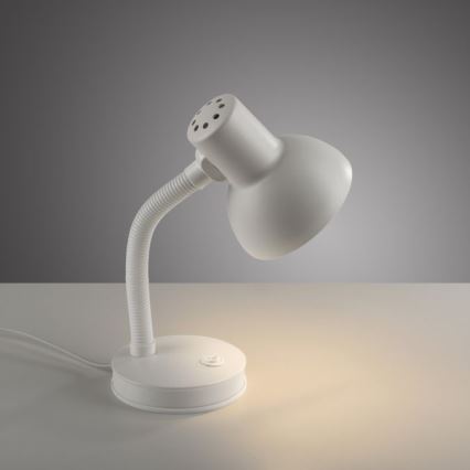JUST LIGHT. 11080-16 - Ευέλικτο επιτραπέζιο φωτιστικό FLEXI 1xE27/25W/230V λευκό