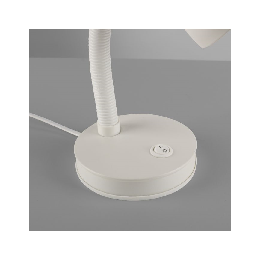JUST LIGHT. 11080-16 - Ευέλικτος επιτραπέζιος λαμπτήρας FLEXI 1xE27/25W/230V λευκός