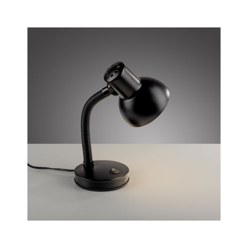 JUST LIGHT. 11080-18 - Ευέλικτο επιτραπέζιο λαμπτήρα FLEXI 1xE27/25W/230V μαύρο