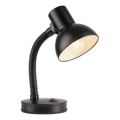 JUST LIGHT. 11080-18 - Ευλύγιστο επιτραπέζιο φωτιστικό FLEXI 1xE27/25W/230V μαύρο