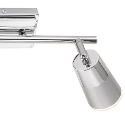 JUST LIGHT. 11229-17 - LED Σποτ DALLI 2xLED/3,5W/230V γυαλιστερό χρώμιο