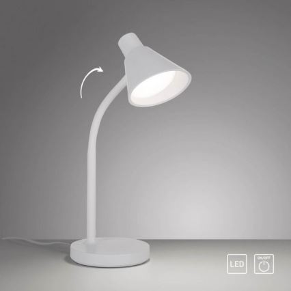 JUST LIGHT. 11248-16 - Λαμπτήρας LED Εύκαμπτος Επιτραπέζιος PIXIE LED/4,5W/230V Λευκός