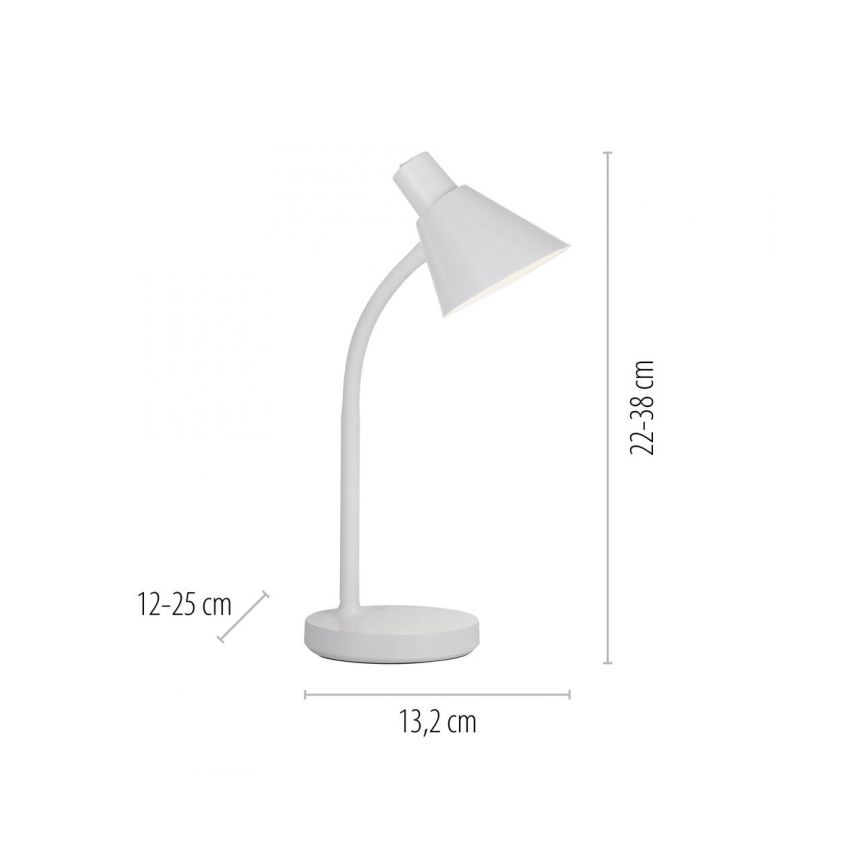 JUST LIGHT. 11248-16 - Λαμπτήρας LED Εύκαμπτος Επιτραπέζιος PIXIE LED/4,5W/230V Λευκός
