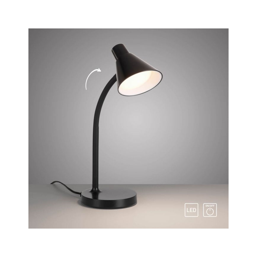 JUST LIGHT. 11248-18 - LED Ευέλικτη επιτραπέζια λάμπα PIXIE LED/4,5W/230V μαύρη