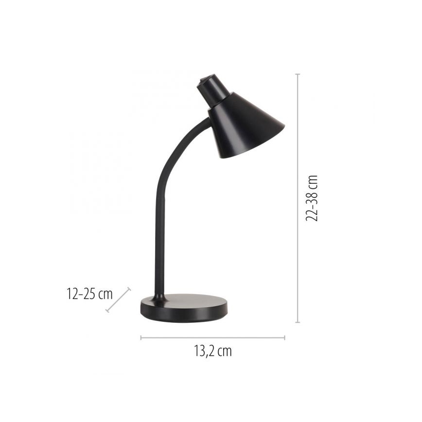 JUST LIGHT. 11248-18 - LED Ευέλικτη επιτραπέζια λάμπα PIXIE LED/4,5W/230V μαύρη