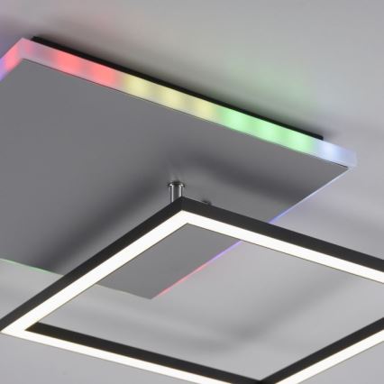 JUST LIGHT. 11327-95 - LED RGBW Dimmable φωτιστικό οροφής RENDA LED/31W/230V 2700-5000K + τηλεχειριστήριο