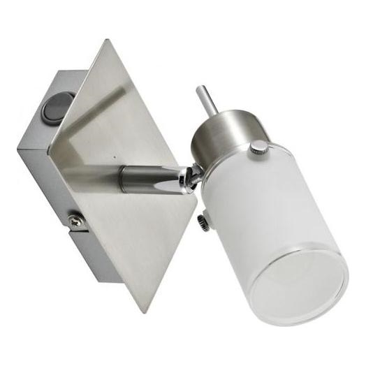 JUST LIGHT. 11931-55 - Φωτιστικό σποτ τοίχου LED MAX 1xGU10/4W/230V ματ χρώμιο