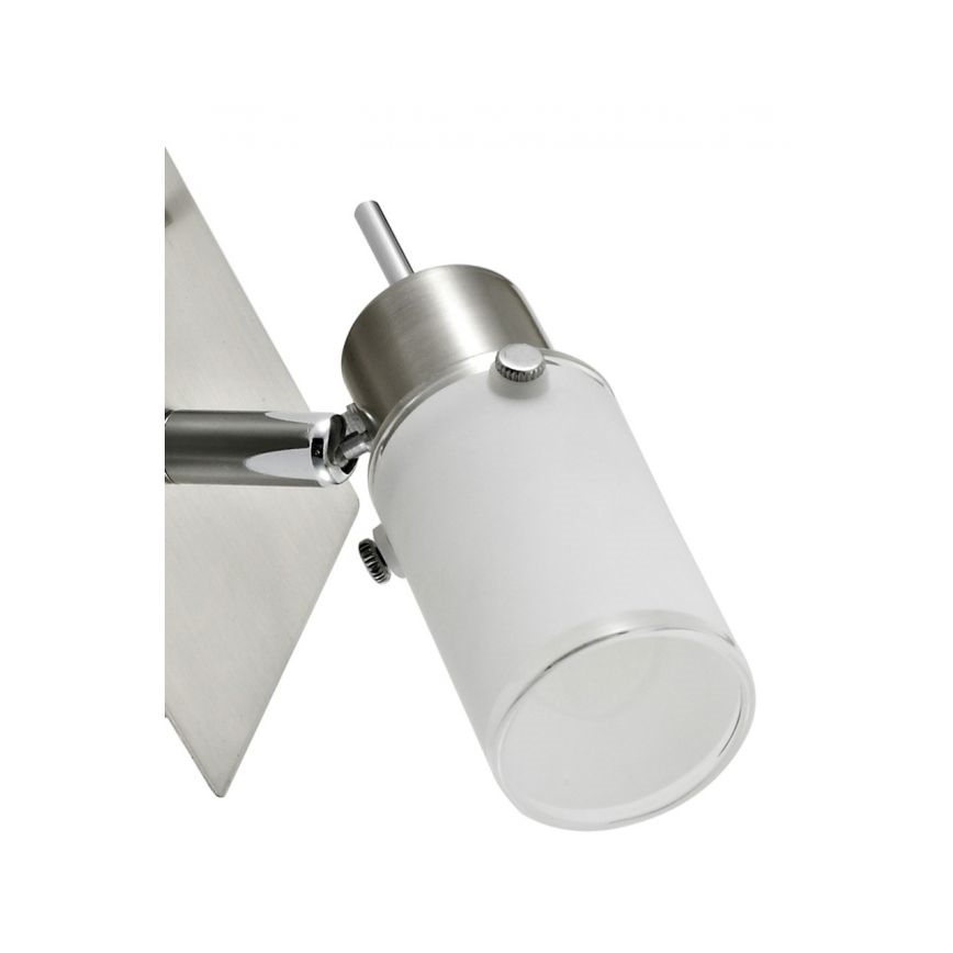 JUST LIGHT. 11931-55 - Φωτιστικό σποτ τοίχου LED MAX 1xGU10/4W/230V ματ χρώμιο