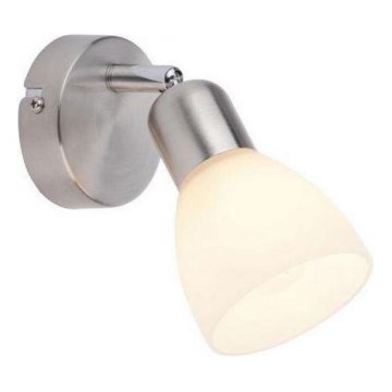 JUST LIGHT. 11951-55 - Σποτ τοίχου KARO 1xE14/40W/230V ματ χρώμιο