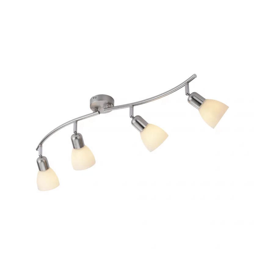 JUST LIGHT. 11954-55 - Σποτ οροφής KARO 4xE14/40W/230V ματ χρώμιο