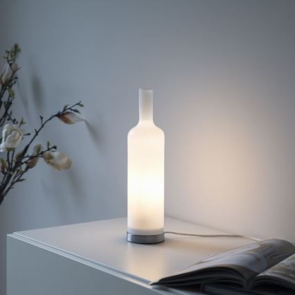 JUST LIGHT. 14006-16 - Επιτραπέζιο φωτιστικό BOTTLE 1xE14/25W/230V λευκό