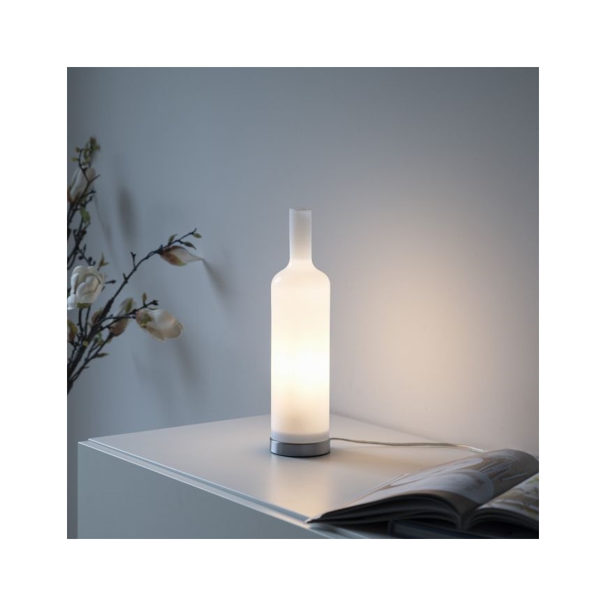 JUST LIGHT. 14006-16 - Επιτραπέζιο φωτιστικό BOTTLE 1xE14/25W/230V λευκό
