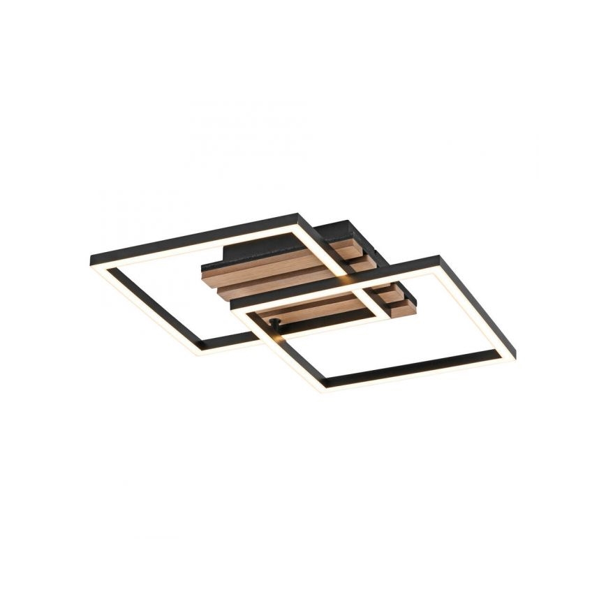 JUST LIGHT. 14053-79 - Φωτιστικό οροφής LED AKUSTIKA LED/15W/230V δρυς/μαύρο