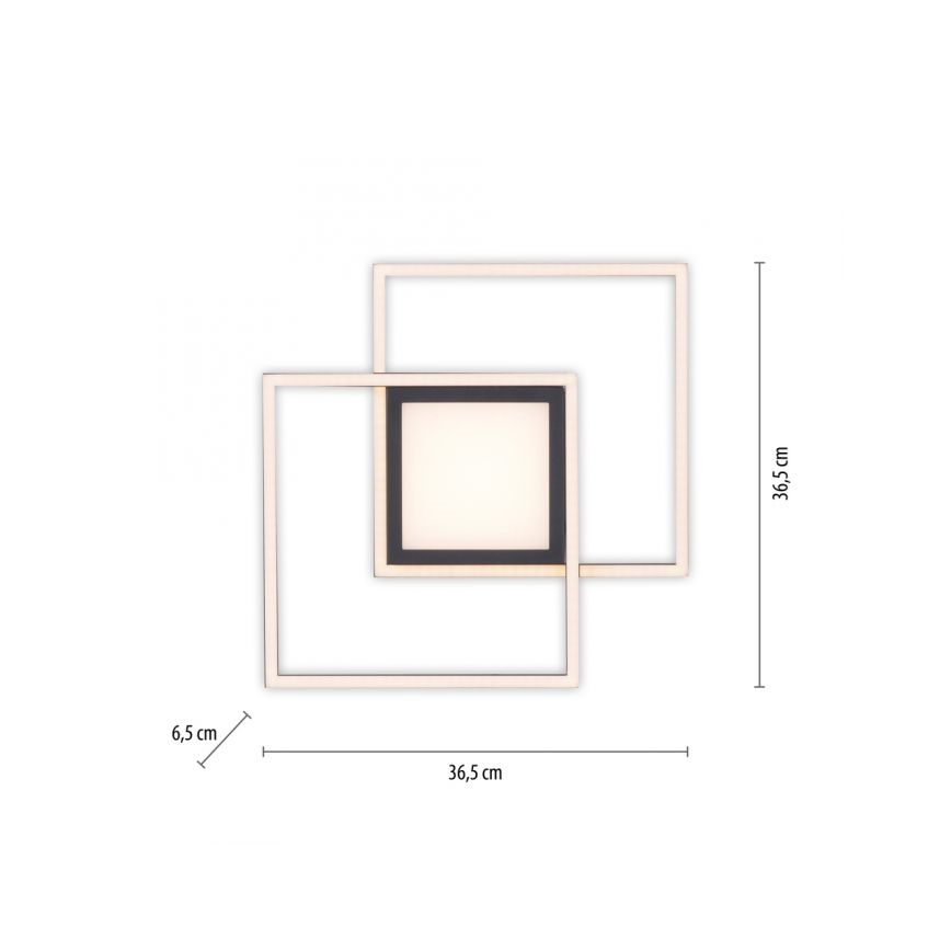 JUST LIGHT. 14144-18 - Φωτιστικό οροφής LED ASMIN LED/26W/230V