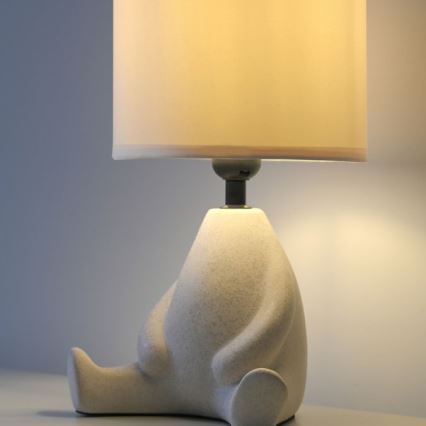 JUST LIGHT. 14190-39 - Επιτραπέζια λάμπα TED 1xE27/25W/230V μπεζ