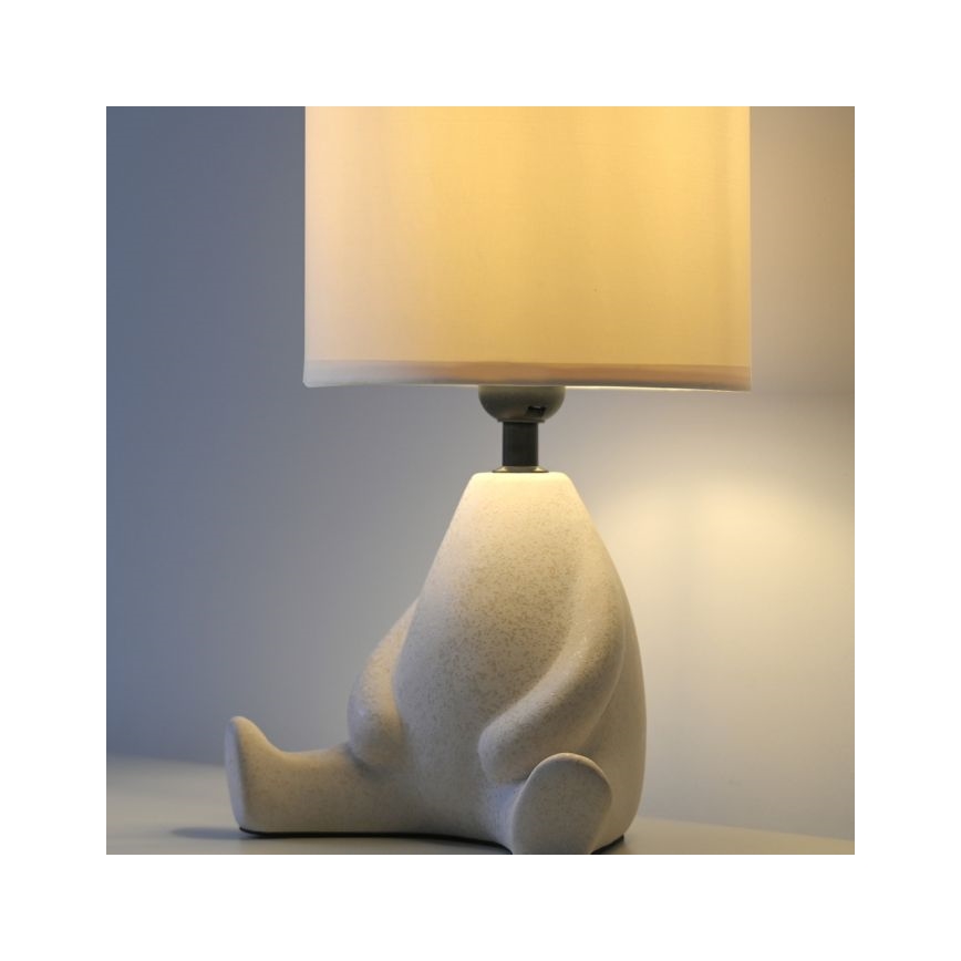 JUST LIGHT. 14190-39 - Επιτραπέζια λάμπα TED 1xE27/25W/230V μπεζ