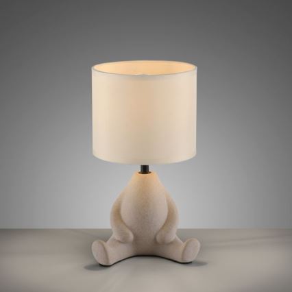 JUST LIGHT. 14190-39 - Επιτραπέζια λάμπα TED 1xE27/25W/230V μπεζ