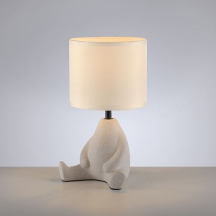 JUST LIGHT. 14190-39 - Επιτραπέζια λάμπα TED 1xE27/25W/230V μπεζ