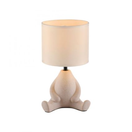 JUST LIGHT. 14190-39 - Επιτραπέζια λάμπα TED 1xE27/25W/230V μπεζ