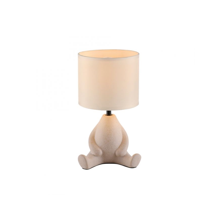 JUST LIGHT. 14190-39 - Επιτραπέζια λάμπα TED 1xE27/25W/230V μπεζ