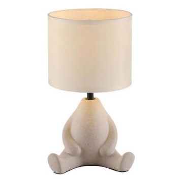 JUST LIGHT. 14190-39 - Επιτραπέζιο φωτιστικό TED 1xE27/25W/230V μπεζ