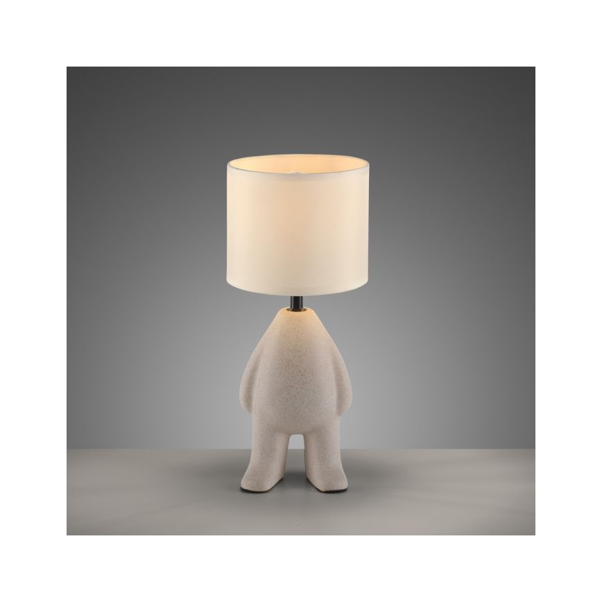 JUST LIGHT. 14191-39 - Επιτραπέζια λάμπα TED 1xE27/25W/230V μπεζ