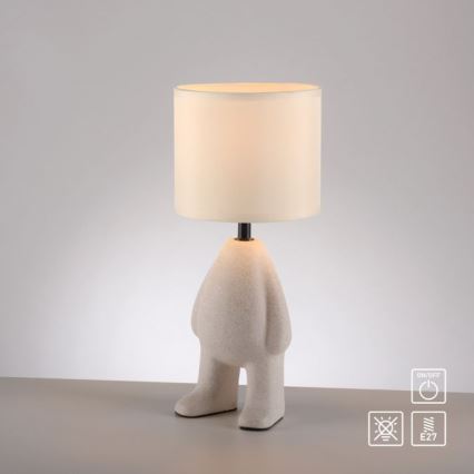JUST LIGHT. 14191-39 - Επιτραπέζια λάμπα TED 1xE27/25W/230V μπεζ