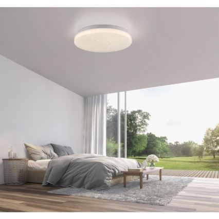 JUST LIGHT. 14275-16 - Φωτιστικό οροφής LED URANUS LED/10W/230V διάμετρος 26 cm λευκό