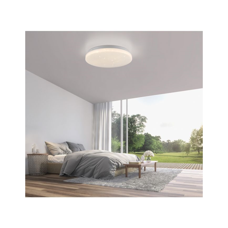 JUST LIGHT. 14275-16 - Φωτιστικό οροφής LED URANUS LED/10W/230V διάμετρος 26 cm λευκό