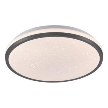 JUST LIGHT. 14293-18 - LED Dimmable φωτιστικό οροφής KYLE LED/10W/230V διάμετρος 28 cm μαύρο
