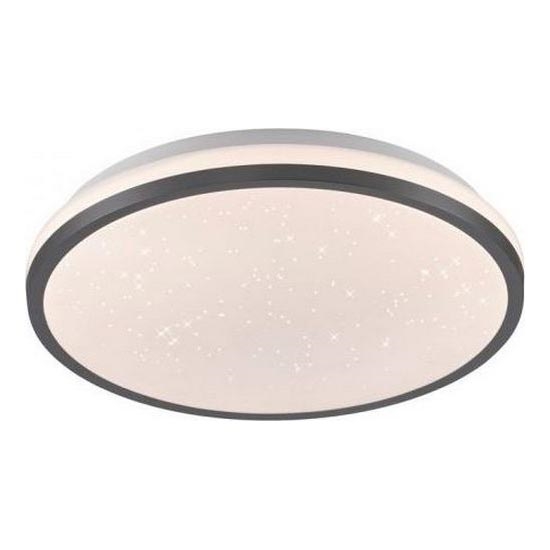 JUST LIGHT. 14293-18 - LED Dimmable φωτιστικό οροφής KYLE LED/10W/230V διάμετρος 28 cm μαύρο