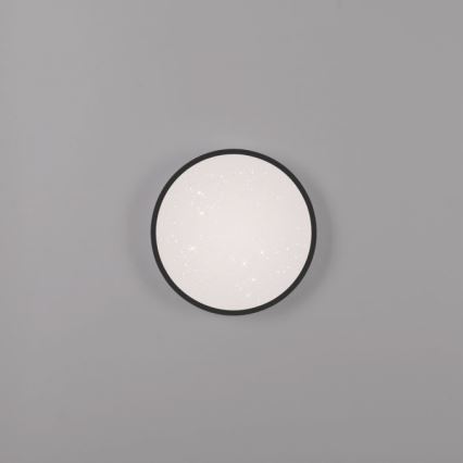 JUST LIGHT. 14293-18 - LED Dimmable φωτιστικό οροφής KYLE LED/10W/230V διάμετρος 28 cm μαύρο