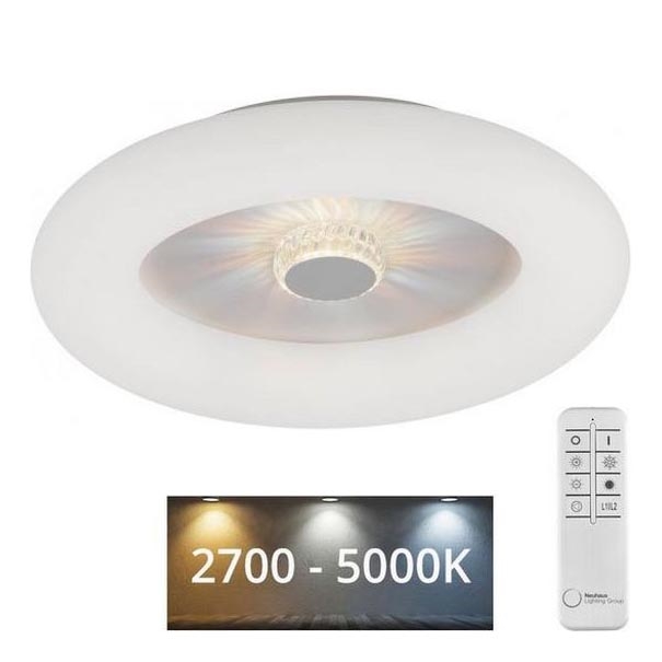 JUST LIGHT. 14383-16 - LED Dimmable φωτιστικό οροφής VERTIGO LED/26W/230V 2700-5000K λευκό + τηλεχειριστήριο