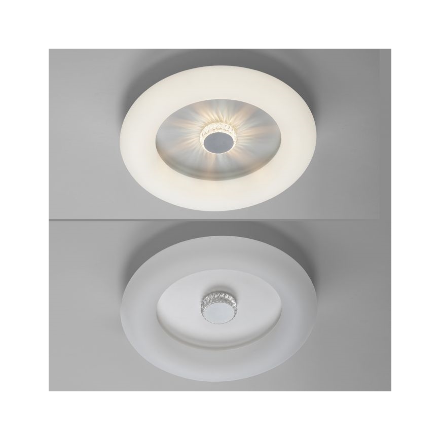 JUST LIGHT. 14383-16 - LED Dimmable φωτιστικό οροφής VERTIGO LED/26W/230V 2700-5000K λευκό + τηλεχειριστήριο