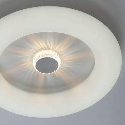 JUST LIGHT. 14383-16 - LED Dimmable φωτιστικό οροφής VERTIGO LED/26W/230V 2700-5000K λευκό + τηλεχειριστήριο