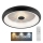 JUST LIGHT. 14384-18 - LED Dimmable φωτιστικό οροφής VERTIGO LED/29W/230V 2700-5000K μαύρο + τηλεχειριστήριο