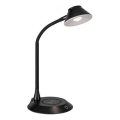 JUST LIGHT. 14414-18 - Επιτραπέζια λάμπα ρυθμιζόμενης φωτεινότητας με ασύρματη φόρτιση PUCKI LED/4,5W/230V μαύρη