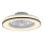 JUST LIGHT. 14447-18 - LED RGBW Dimmable ανεμιστήρας οροφής με ένα φωστικό LENO LED/44W/230V 3000-6500K διάμετρος 48,6 cm λευκό + τηλεχειριστήριο
