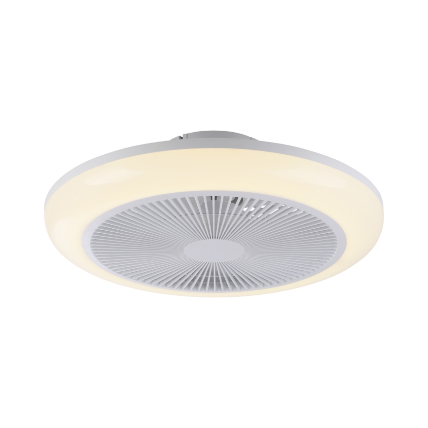 JUST LIGHT. 14623-16 - LED RGBW Ρυθμιζόμενος ανεμιστήρας οροφής με φως BRENDA LED/22W/230V 3000-6000K Ø 46 cm λευκό + τηλεχειριστήριο