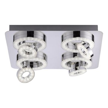 JUST LIGHT. 14662-17 - LED RGBW Dimmable σποτ TIM LOLASMART 4xLED/5,9/230V 2700-5000K + τηλεχειριστήριο