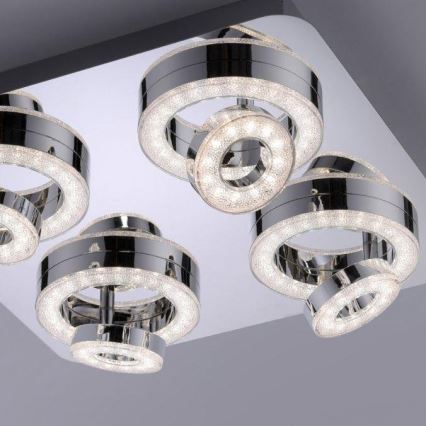 JUST LIGHT. 14662-17 - LED RGBW Dimmable σποτ TIM LOLASMART 4xLED/5,9/230V 2700-5000K + τηλεχειριστήριο