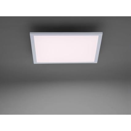 JUST LIGHT. 14681-16 - LED RGB Πλαφονιέρα οροφής ντιμαριζόμενη LOLA FLAT LED/28W/230V 2700-5000K + τηλεχειριστήριο